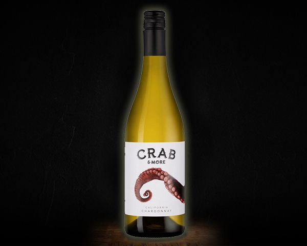 Crab & More Chardonnay вино полусухое белое, 0,75 л