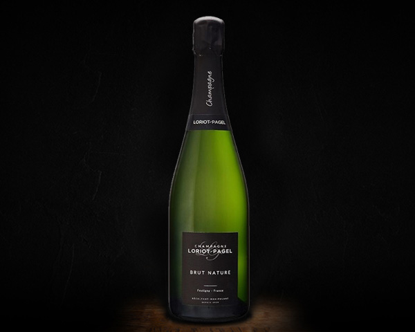 Champagne Loriot-Pagel, Brut Nature вино сухое брют игристое белое, 0,75 л