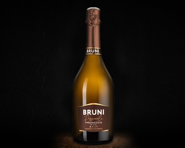 Bruni Prosecco вино игристое сухое белое брют, 0,75 л